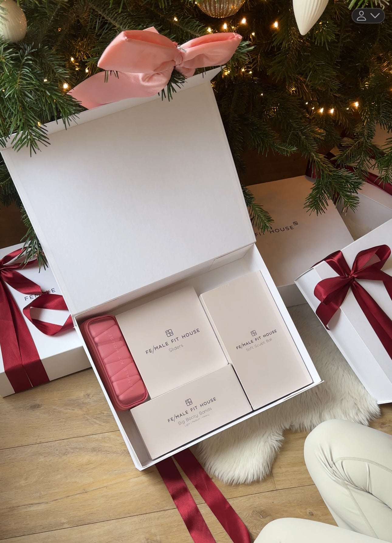 Pink Holiday Pilates Gift Set