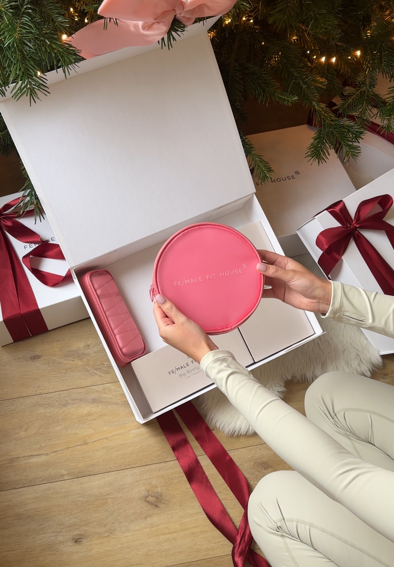 Pink Holiday Pilates Gift Set
